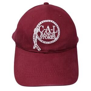 C-A-L Ranch Stores Nutrena Strapback Baseball Cap Red One Size Adjustable Seba